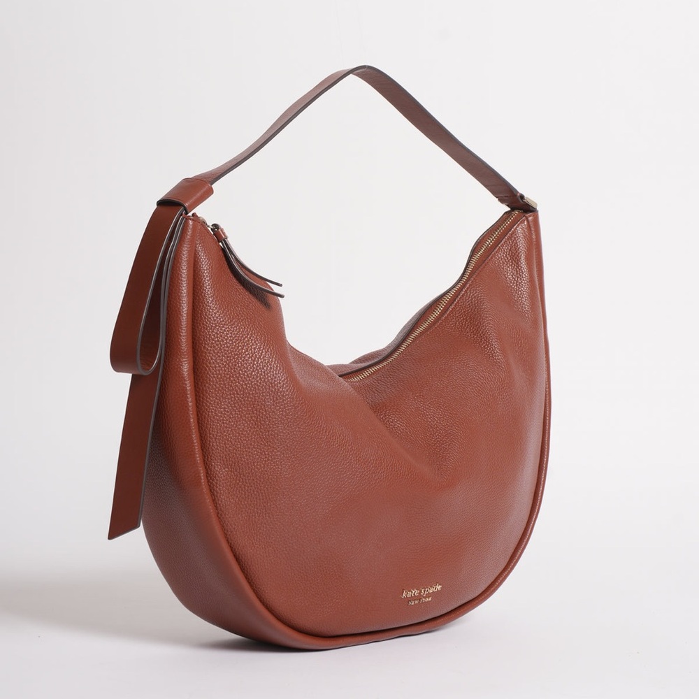 PRE LOVED Kate Spade New York Rust Smile Large Pebbled Leather Shoulder Bag - Picture 10 of 10